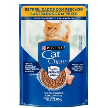 CAT CHOW CASTRADOS PEIXE 15X85G N1 XI