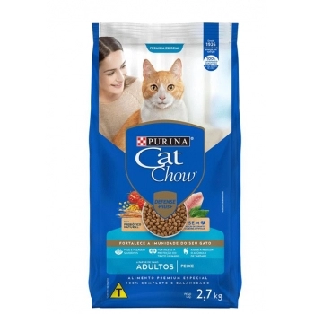 CAT CHOW PS ADULTOS PEIXE 5X2,7KG BR