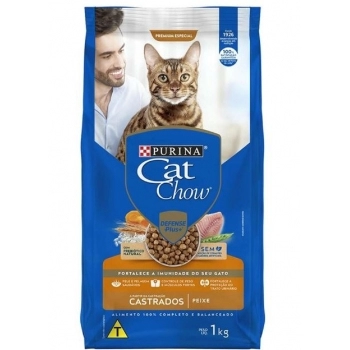 CAT CHOW PS CASTRADOS PEIXE 10X1KG BR