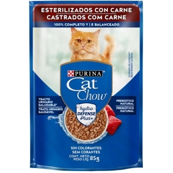 CAT CHOW CASTRADOS CARNE 15X85G N1 XI