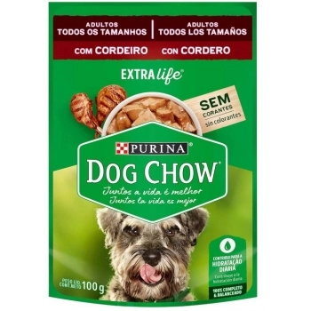 DOG CHOW ADLT TDTM CORDEIRO 15X100G BR