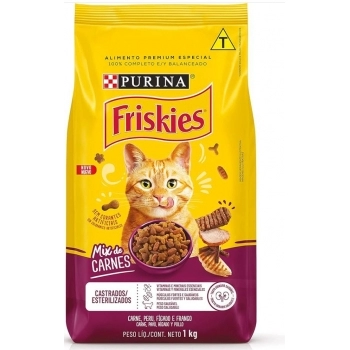 FRISKIES MIX CARNE CASTRADOS 10X1KG BR