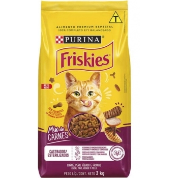 FRISKIES MIX CARNE CASTRADOS 6X3KG BR