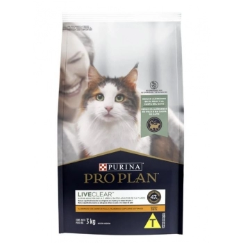 PRO PLAN ADULT CAT LIVE CLEAR 6X3KG AR