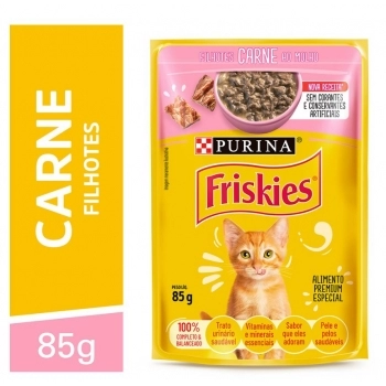 FRISKIES FILHOTES CARNE AO MOLHO15X85GBR