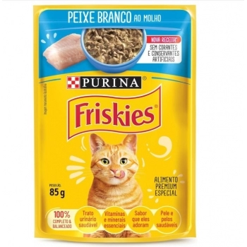 FRISKIES PEIXE BRANCO AO MOLHO 15X85G BR
