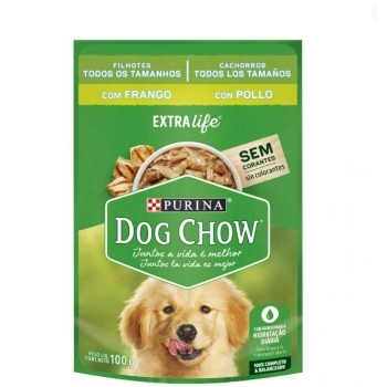 DOG CHOW FILHOTE FRANGO MOLHO 15X100G BR