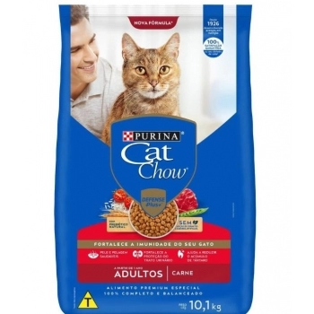 CAT CHOW PS ADULTOS CARNE 10 1KG BR