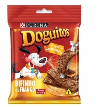 DOGUITOS BIFINHO FRANGO 20X65G BR