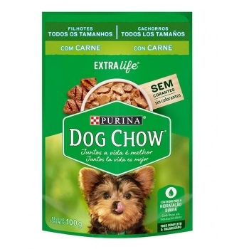 DOG CHOW FILH TDTM CARNE 15X100G BR