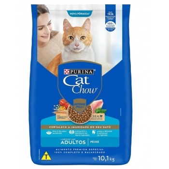 CAT CHOW PS ADULTOS PEIXE 10 1KG BR