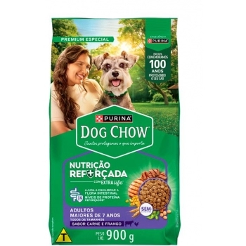 DOGCHOW EXTRALIFE ADLT MIN PEQ CAR FR ARZ 900G BR