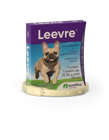 COLEIRA ANTIPULGAS LEEVRE 48 CM CARTUCHO