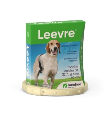 COLEIRA ANTIPULGAS LEEVRE 63CM CARTUCHO