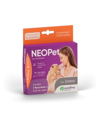 NEOPET GATOS ATÉ 8KG (0,32ML) - COMBO