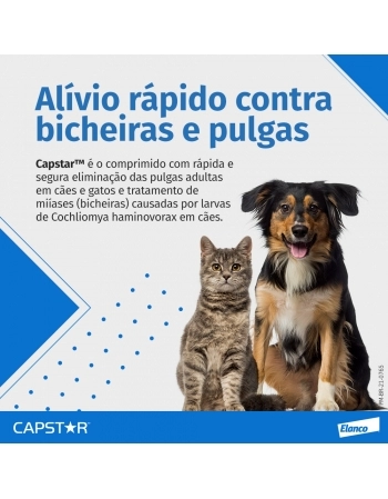 CAPSTAR 57 MG 6 CP (CÃES ATÉ 57KG)